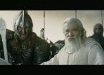 Gandalf, kurz bevor er zur Rettung von Helms Klamm eilt.