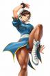 Chun Li aus Street Fighter - Die Street Fighter-Ikone teilt mit heftigen Fußtritten ganz schön aus.