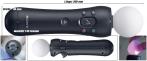 Die PlayStation-Move-Fernbedienung ist 20 cm lang und 4,6 cm breit. Das Gewicht beträgt 145 Gramm.