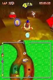 WASSER, LAND, LUFT  Diddy Kong Racing war einer der ersten Funracer mit wechselbaren Fahrzeugen. BILD: N-ZONE