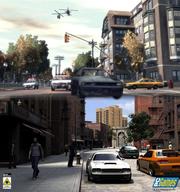 Oben: Grand Theft Auto 4. Unten: 2 Days to Vegas.
