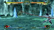 Castlevania Judgment -  KOMM HER! Die überaus weibliche Carmilla kann Gegner aus der Ferne zu sich ziehen.