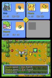 Screenshots aus Pokémon Mystery Dungeon: Erkundungsteam Himmel (2)