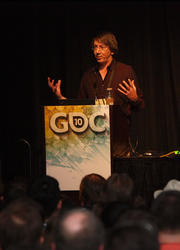 Will Wright auf der GDC 2010.