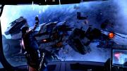 Episch: Starkiller räumt in dieser Szene Sternzerstörer und anderen Weltraumschrott aus der Flugbahn. Cooool.