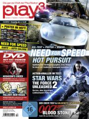 Die Titelthemen der play3 12/10: Need for Speed: Hot Pursuit und Star Wars: The Force Unleashed 2.