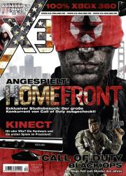 Die neue Ausgabe titelt mit dem Shooter, auf den sich die X3-Redakteure am meisten freuen: Homefront.