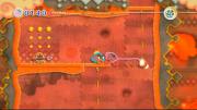 Das Bild beweist: Kirbys Jump & Run ist kunterbunt inszeniert.