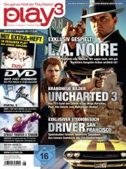 Die neue play3 enthält als Geburtstagszugabe ein 16seitiges Extraheft mit vielen Insider-Storys und genialem Gewinnspiel!