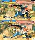 Die PS3- (oben) und Xbox-360-Version (unten) von Super Street Fighter 4 im Screenshot-Vergleich. Klickt auf 'Bild in Originalgröße' (unten rechts), um euch die Screenshots in der originalen Auflösung anzeigen zu lassen. (1)