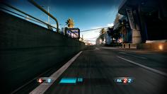 Split/ Second: Velocity - Explosion aus der Xbox 360-Version im Bild-für-Bild-Format.