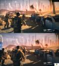 Grafikvergleich zwischen der PS3- (oben) und Xbox-360-Version (unten) zu Spec Ops: The Line. Hinweis: Klickt auf Bild in Originalgröße