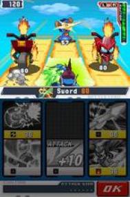 Bunter Bilderregen zu Mega Man Star Force 2