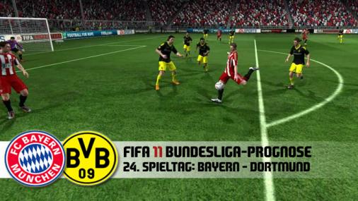 FIFA 11: Spitzenbegegnung FC Bayern München gegen Borussia Dortmund im Video