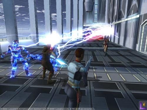 Knights of the Old Republic feierte sein Debüt im Sommer 2003 auf Microsofts erster Xbox. Erst Monate später ist auch eine PC-Umsetzung erschienen.  (16)