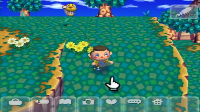 Animal Crossing Wii - MINIGLOBUS  Der Dreheffekt der Spielwelt ist den Entwicklern bravourös gelungen. Das dient der Übersicht. (BILD: N-ZONE)