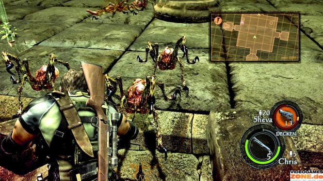 Resident Evil 5 -  Lästig: Kleine Krabbel-Viecher und dann auch noch in großer Anzahl sind immer eklig und nervig. Punkt!