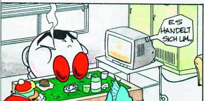 Kirby smoking...