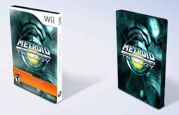 Metroid Prime Trilogie: Vorderseite der Verpackung