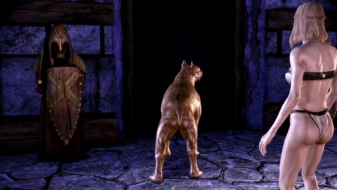 Auch ein schöner Rücken kann entzücken: Screenshot aus Dragon Age: Origins (4)
