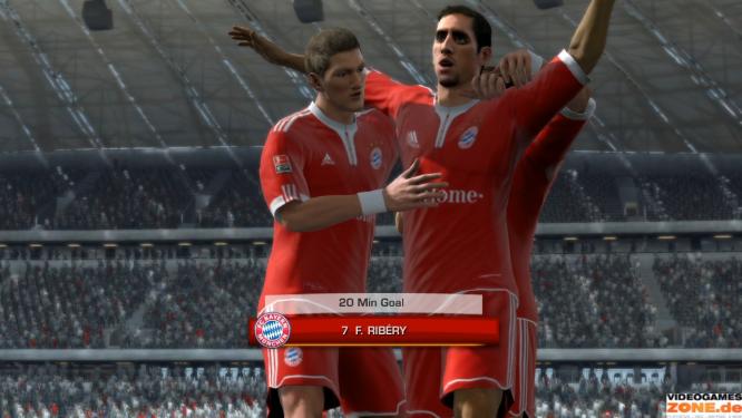 FIFA 10: Ihr wollt es Ribéry und den Bayern mal so richtig zeigen? Das geht nur bei FIFA, denn EA besitzt die komplette Bundesliga-Lizenz.