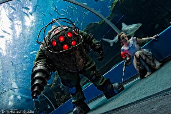 Bioshock Cosplay im Unterwasser-Aquarium in Georgia (5)