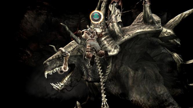 Dante's Inferno: ... Auch bei den Endgegnern in God of War 3 und Dante's Inferno kommen die Reaktionstests zum Einsatz.
