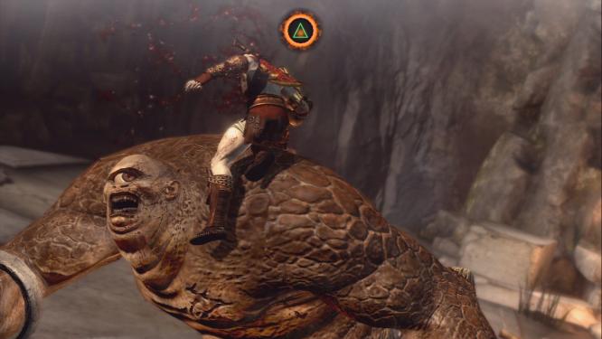 God of War 3: Für besonders harte Finishing-Moves und Extra-Seelen bzw. -Orbs gilt es sowohl in der Hölle als auch auf dem Olymp eingeblendete Tastenbefehle ganz schnell auszuführen. ...