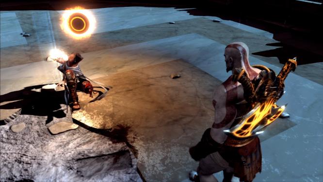 God of War 3 - Hermes: Der Götterbote Hermes wird von Kratos mit aller Gewalt aus dem Spiel genommen. In dieser Szene des Quick Time Events lauft ihr ganz langsam auf Hermes zu. Damit setzt der Entwickler eine Brutalitäts-Duftmarke, denn die Inszenierung von Kratos gegen Hermes wirkt gemächlich und äußerst brutal. Sicherlich eines der härtesten Quick Time Events aller Zeiten.