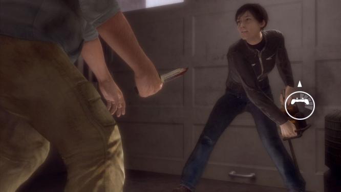 Heavy Rain ähnelt vom Konzept dem spielerischen Vorgänger Fahrenheit. Fast das gesamte Spiel besteht aus aneinandergereihten Quicktime-Events. Die Steuerung fesselt an die Geschichte.