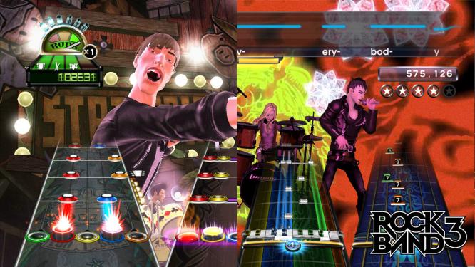 Guitar Hero trifft Rock Band