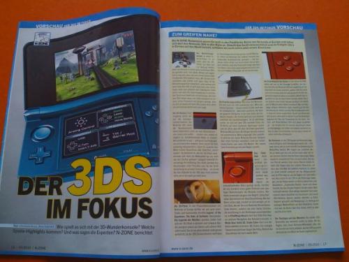Unsere große Titelreportage widmet sich dem Nintendo 3DS, ...