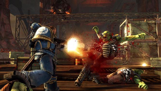 Gamescom-Screenshots und Messe-Trailer zu Warhammer 40k: Space Marine für PlayStation 3 und Xbox 360.