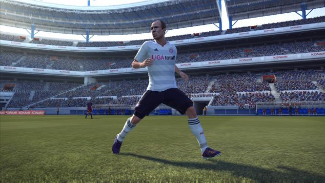 Arjen Robben vom FC Bayern München in PES 2011.