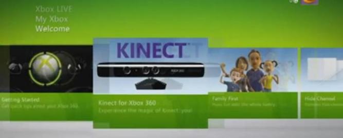 Zum Start von Kinect veröffentlicht Microsoft auch eine neue System-Software für die Xbox 360.