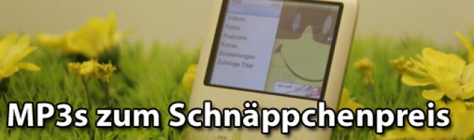 Ladet euch MP3s zu Schnäppchenpreisen herunter - klickt euch rein!