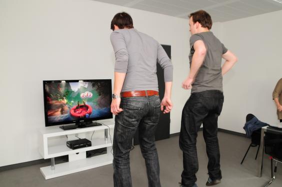 Kinect Adventures im Test - Am meisten Spaß bringt das Minispiel im Mehrspieler-Modus.