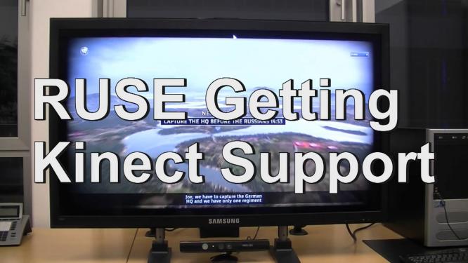 Mit Hilfe eines Kinect-Hacks ist die PC-Version des Strategiespiels Ruse mit der Bewegungssteuerung von Microsoft spielbar.