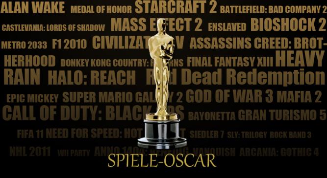 And the Oscar goes to... - Videogameszone verleiht den Spiele-Oscar 2011
