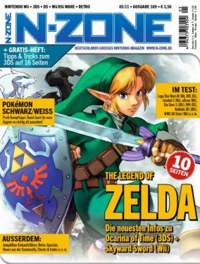Die N-ZONE 05/2011 punktet mit 10 Seiten The Legend of Zelda.