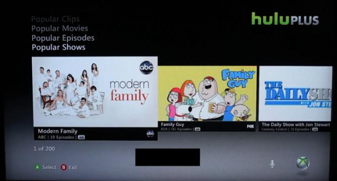 Hulu Plus - Video zeigt Streaming-Service für Xbox 360 samt Kinect-Steuerung