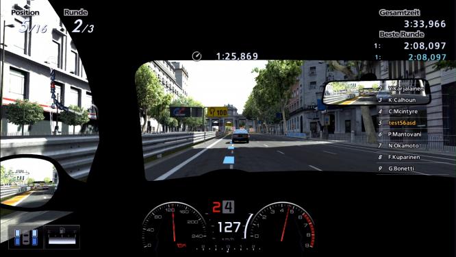 So sehen die vereinfachten Cockpits vieler Standard-Autos nach Installation des GT 5 Spec 2.0-Updates in Gran Turismo 5 aus.