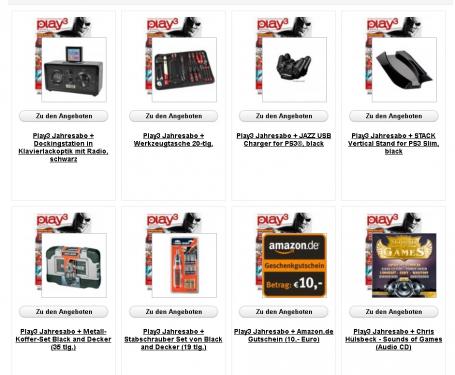 Im play3-Shop findet ihr eine riesige Auswahl an fantastischen Prämien - jetzt lohnt es sich ganz besonders, play3-Abonnent zu werden.