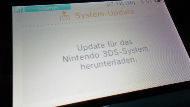 Um die geplanten Hotspots für den 3DS nutzen zu können, wird jedem Besitzer des Handhelds schon jetzt ein System-Update empfohlen.