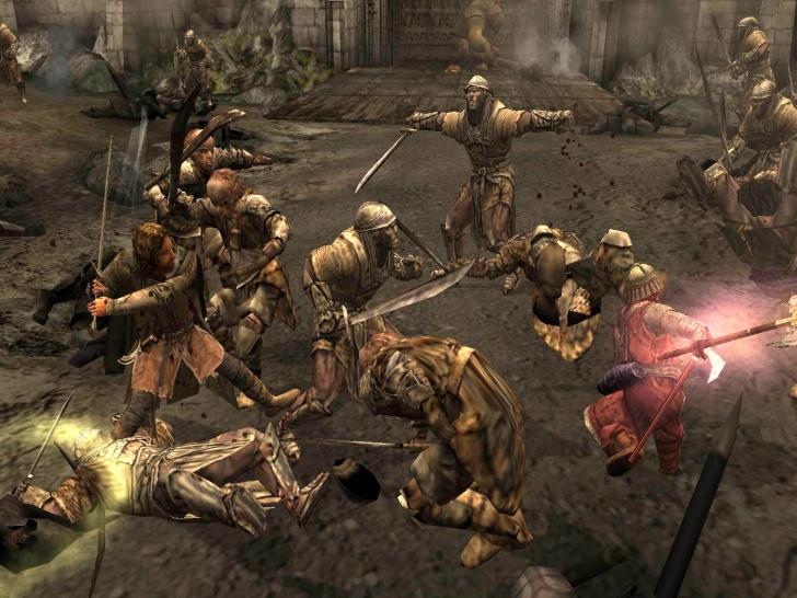 [08/07/03] Aragorn und Gimli werden hier jeweils von einem anderen Spieler gesteuert.