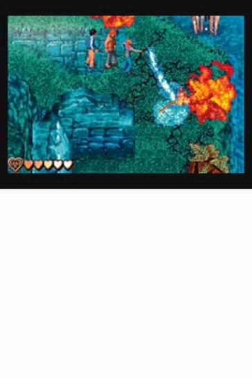 [16/01/06] Nur wer mit dem Feuer spielt, kommt weiter. Erst wird das Schilf entfacht und damit der Strauch angez&uuml;ndet.