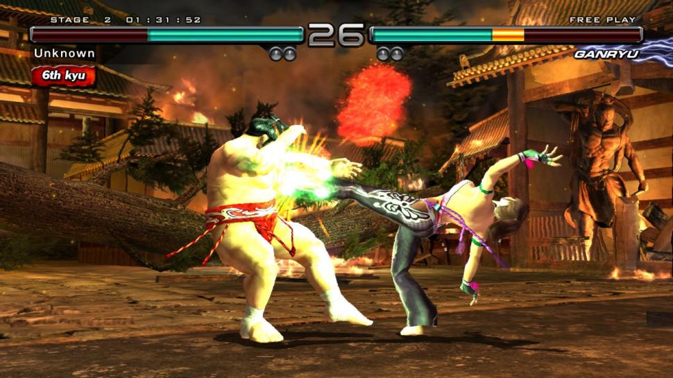 [30/07/07] Tekken 5: Dark Resurrection Online (19,99 Euro)  Das Beat 'em Up erschien in der Originalfassung bereits für die PlayStation 2 und bietet traditionelle Spielmodi wie Arcade-Kampf, VS-Kampf und den Trainings-Modus, wo ihr eure favorisierte Technik verfeinern könnt, um im Überlebens-Modus zu bestehen. Erstmalig in der Geschichte von Tekken dürft ihr in der erweiterteten PS3-Version zudem in einem Online-Modus verheerende Moves gegen echte Gegner austeilen. Tekken 5: Dark Resurrection Online bedeutet pausenlose Kampf-Action sowohl off- als auch online in High-Definition-Qualität!
