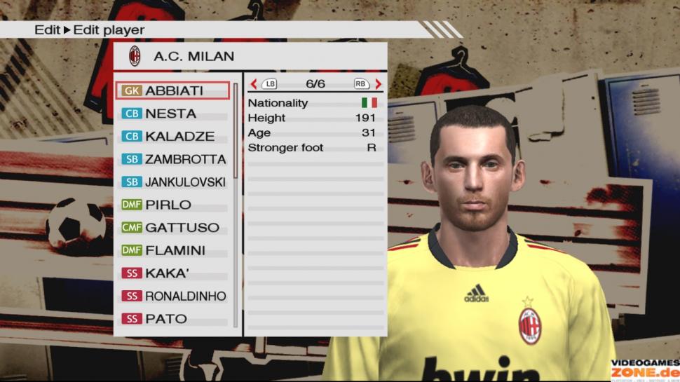 [26/09/08] Pro Evolution Soccer 2009 - AC Milan