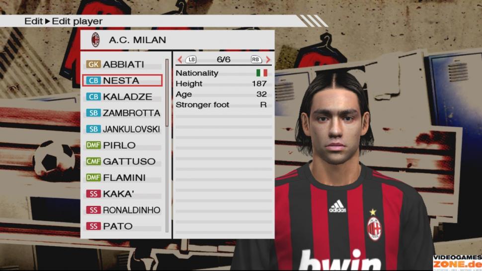 [26/09/08] Pro Evolution Soccer 2009 - AC Milan