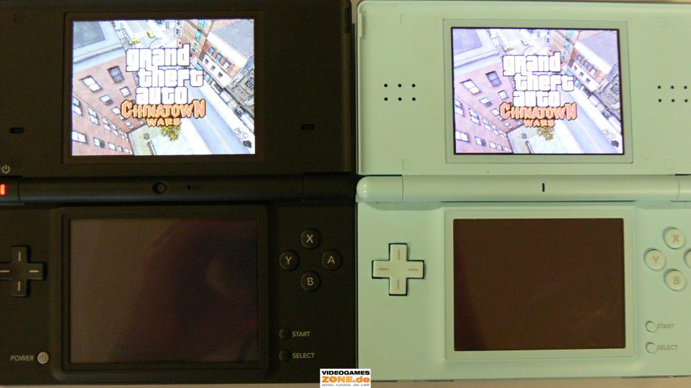 [17/03/09] GTA Chinatown Wars - Bildschirm-Vergleich zwischen dem neuen Nintendo DSi und dem Nintendo DS Lite  (1)